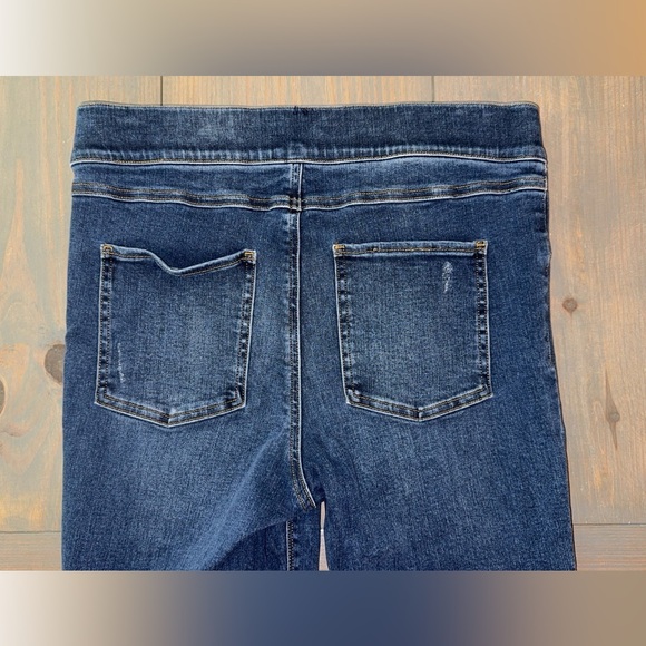 SPANX Blue Jeggings High-Rise Stretch Size Large Size Large - Picture 7 of 10